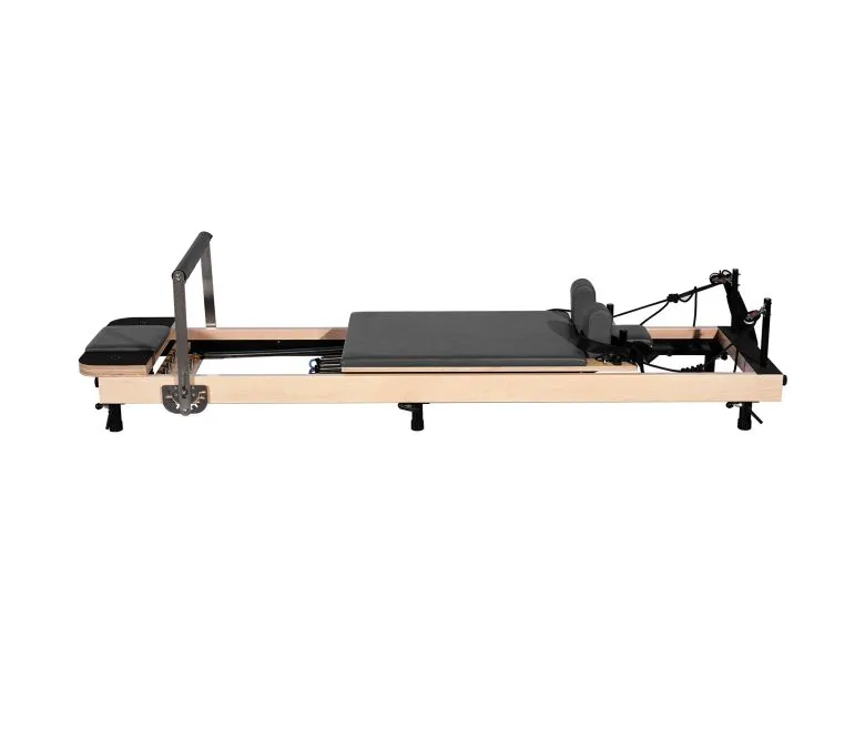 Adjustable Height Maple Reformer Wood Pilates Machine