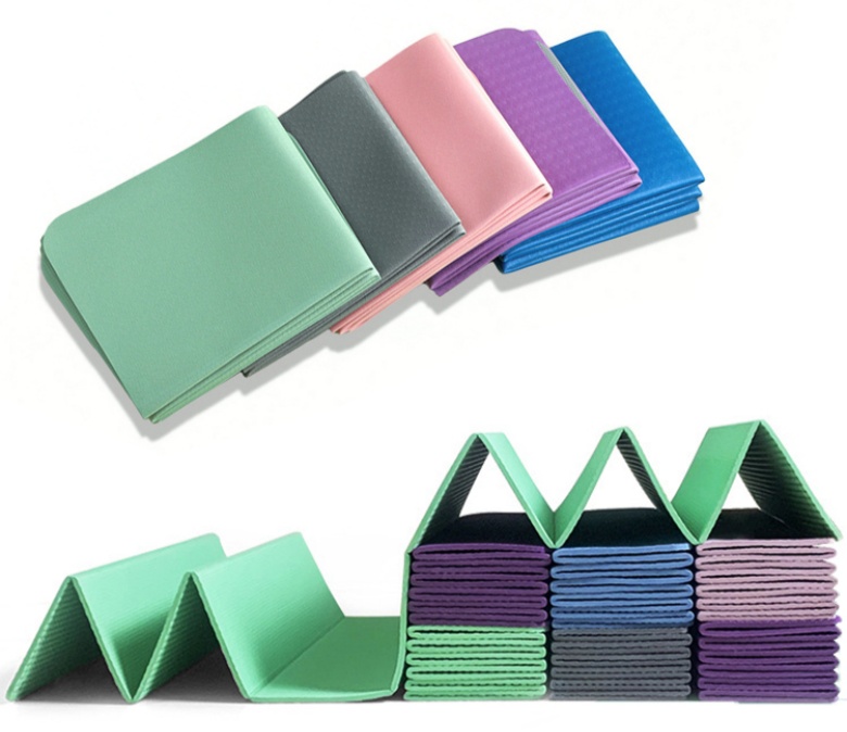 Wholesale Foldable Thin TPE Yoga Mat for Travel