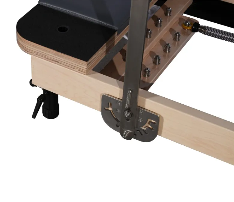 Adjustable Height Maple Reformer Wood Pilates Machine