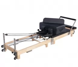 Wood Collapsible Pilates Reformer At Home