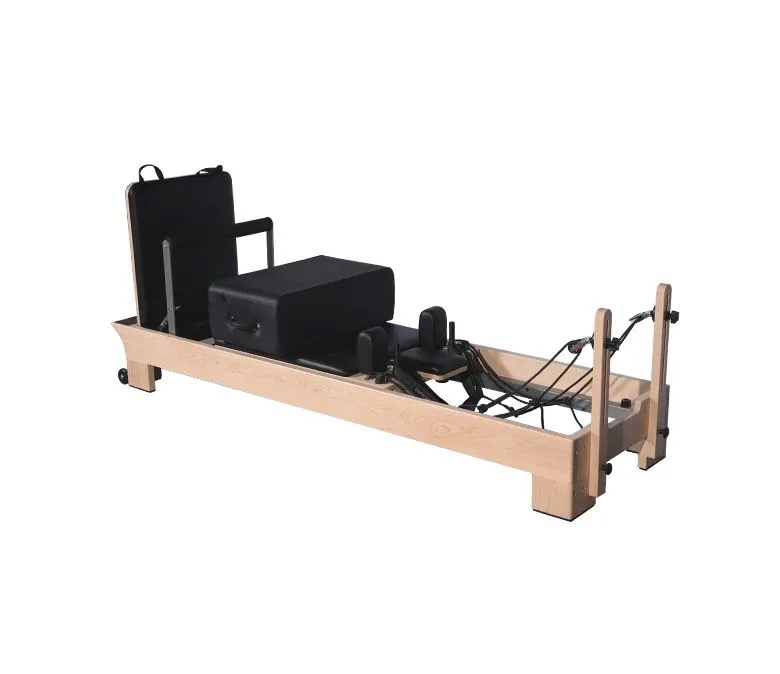 Body Training Core Bed Maple Wood Pilates Reformer Machine with Inside Footrests