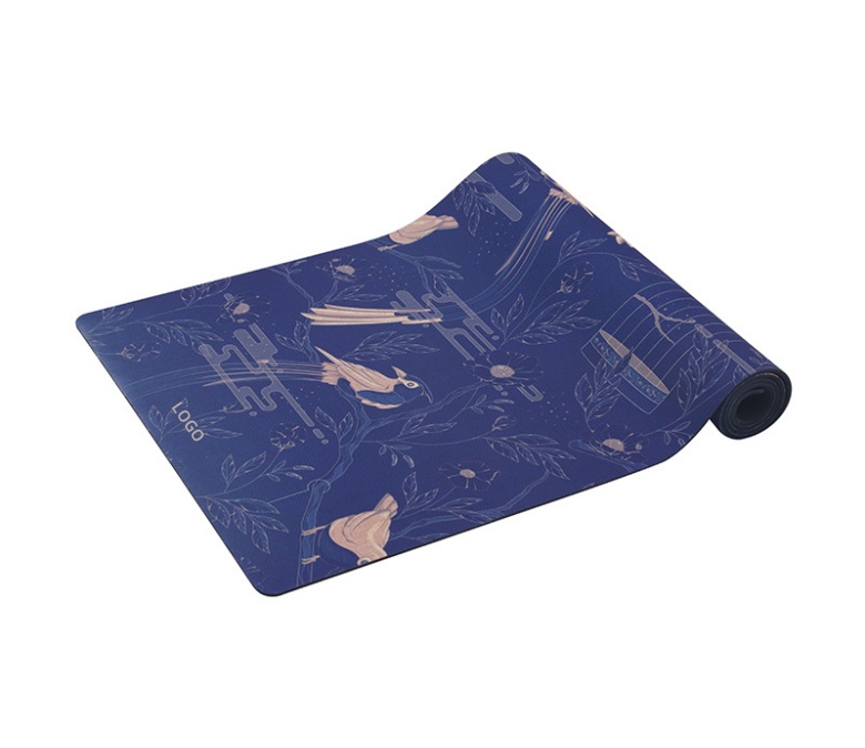 Natural Rubber+Linen Yoga Exercise Mat