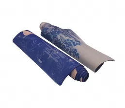 Natural Rubber+Linen Yoga Exercise Mat