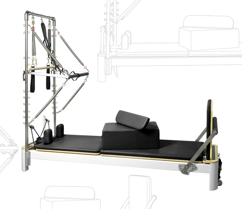 Aluminum Alloy Semi Elevated Pilates Reformer