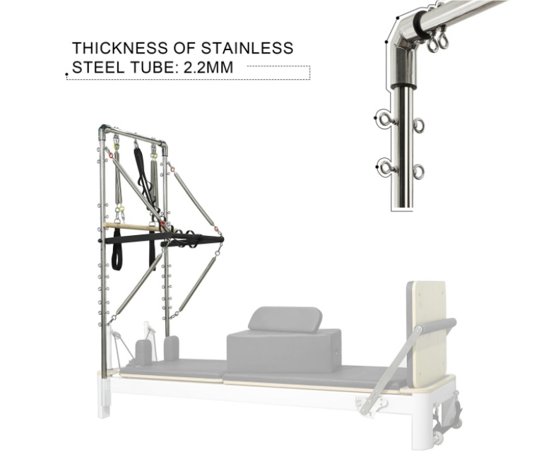 Aluminum Alloy Semi Elevated Pilates Reformer