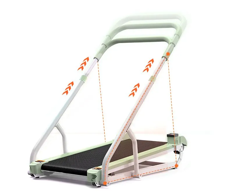 Indoor Ultra-Quiet Folding Unpowered Treadmill