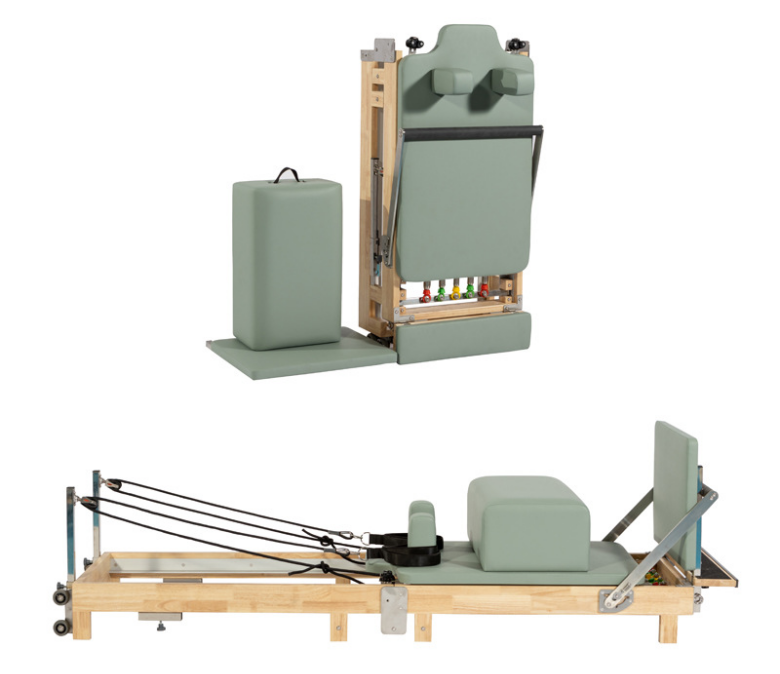 At Home Wood Collapsible Pilates Reformer
