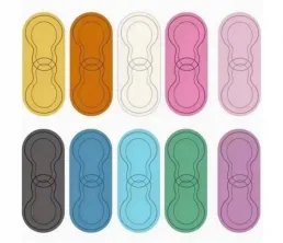 Customizable Oval PU Rubber Yoga Mat