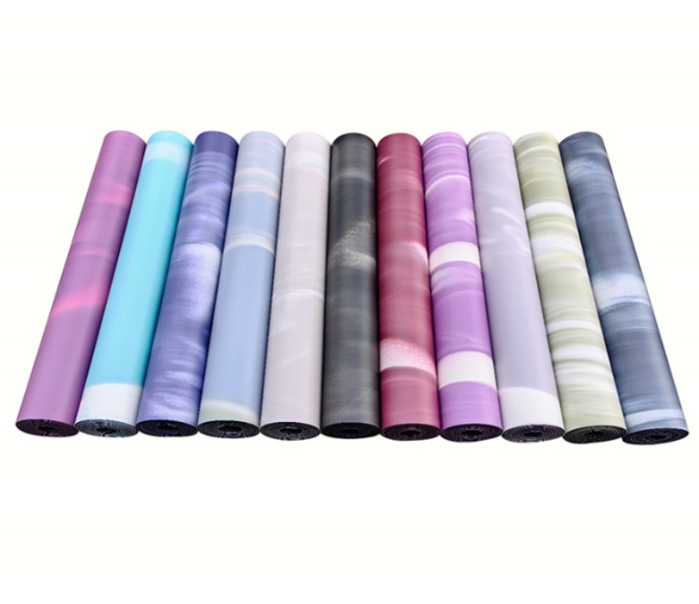 Customizable Oval PU Rubber Yoga Mat