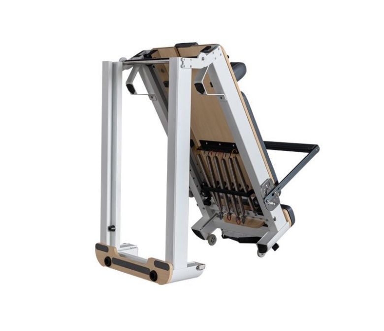 White Aluminum Foldable Pilates Reformer for Sale