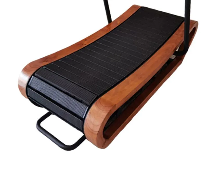 Non Electric Wood Curve Mechanical Treadmill