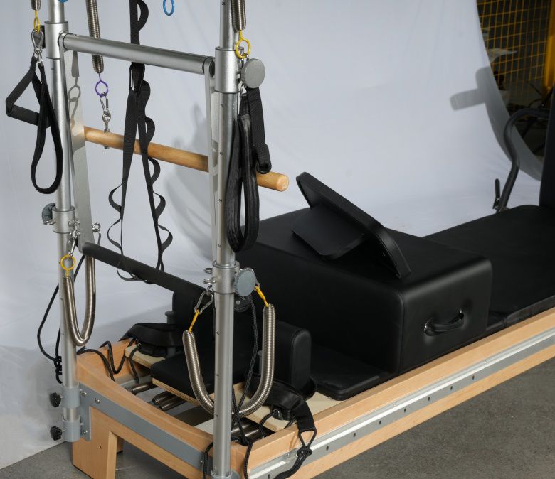 Maple Full Track Split Pilates Reformer with Tower