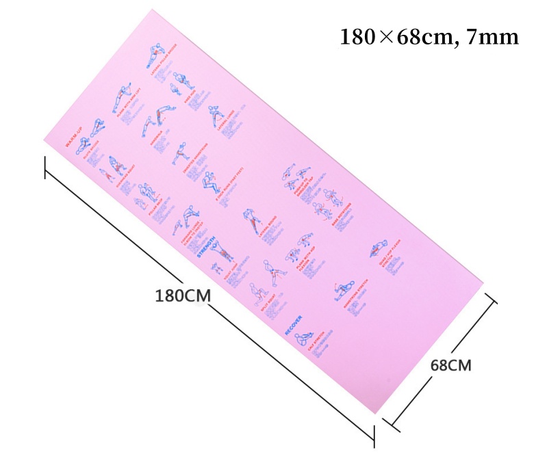 PVC Men and Women's Non-Slip Professional Sports Training Mat