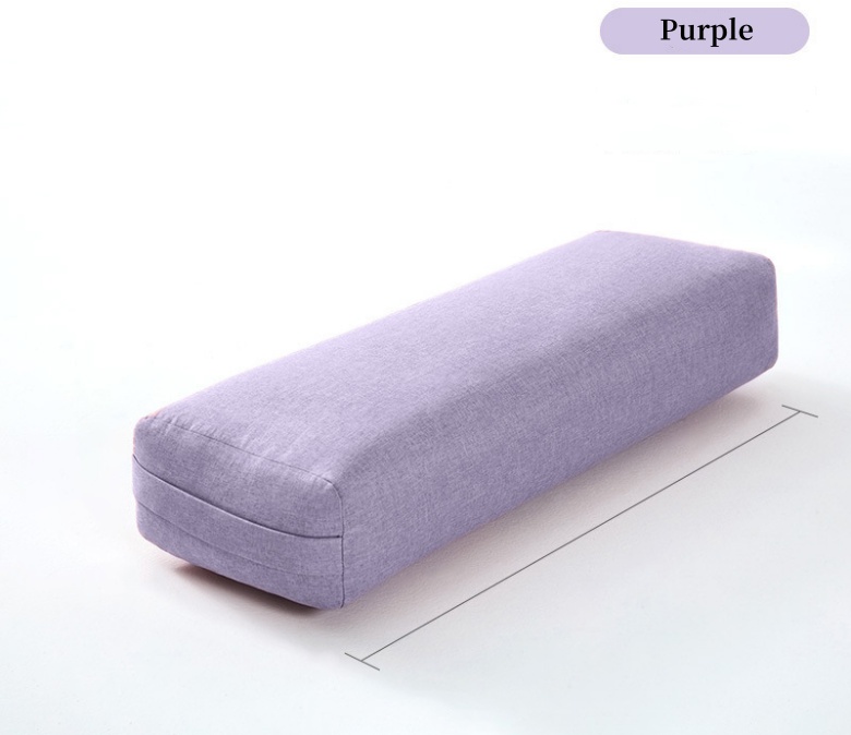 Yoga Bolster Pillow Premium Meditation Bolsters Supportive Rectangular Cushion