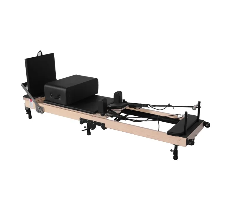 Maple Folding Pilates Reformer (Adjustable Leg Height)