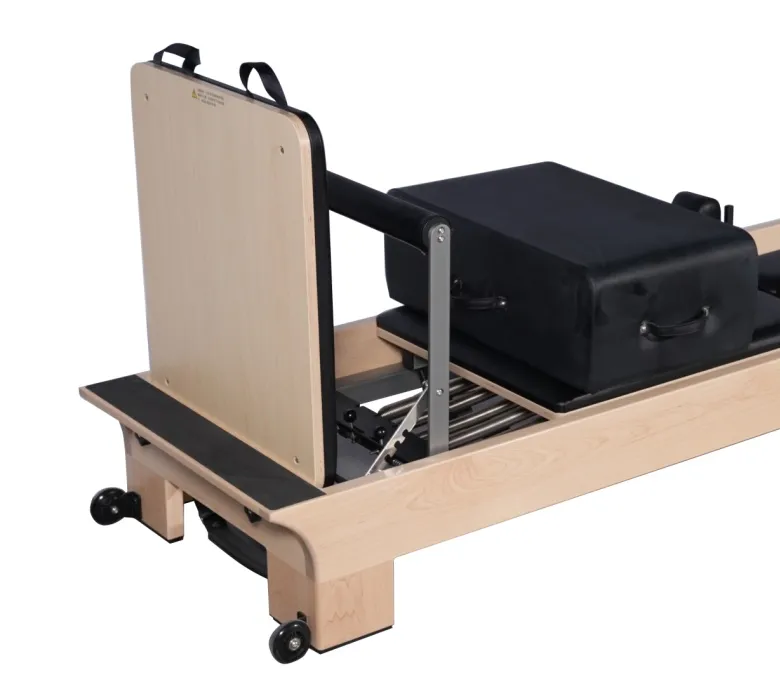Body Training Core Bed Maple Wood Pilates Reformer Machine with Inside Footrests