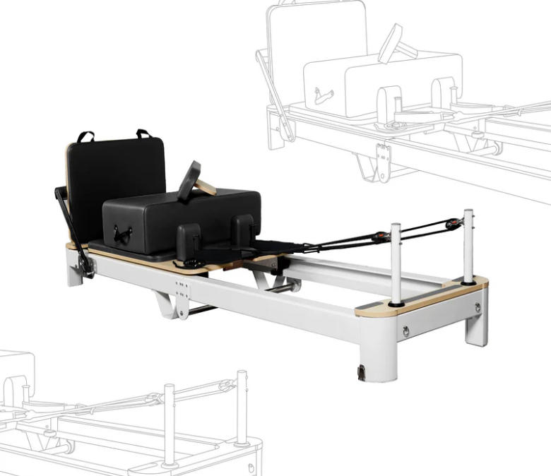 White Aluminum Foldable Pilates Reformer for Sale