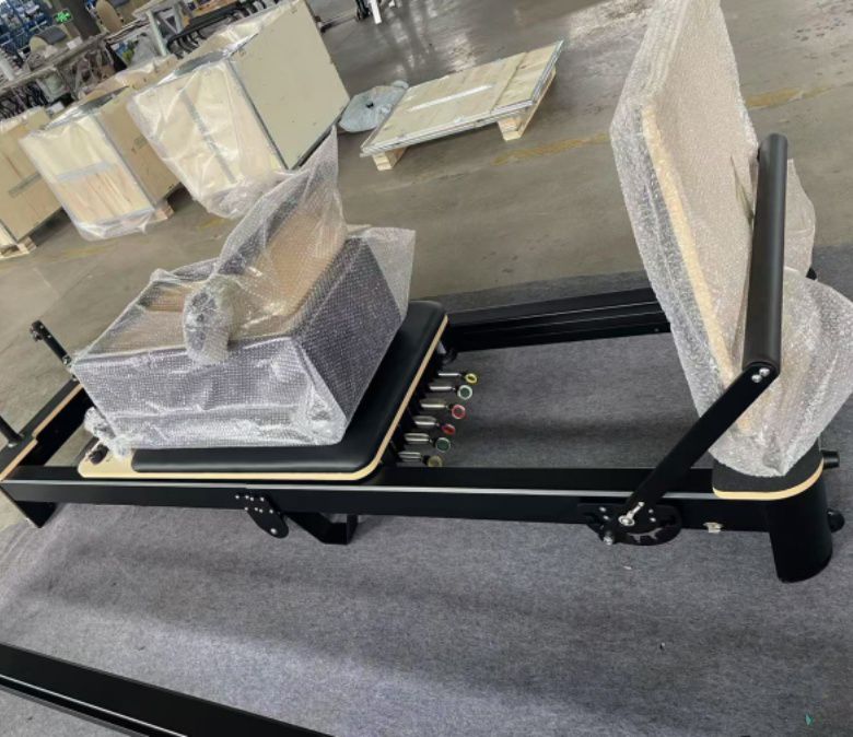 White Aluminum Foldable Pilates Reformer for Sale