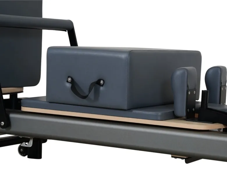 Gunmetal Gray Anodized Aluminum Pilates Reformer Bed