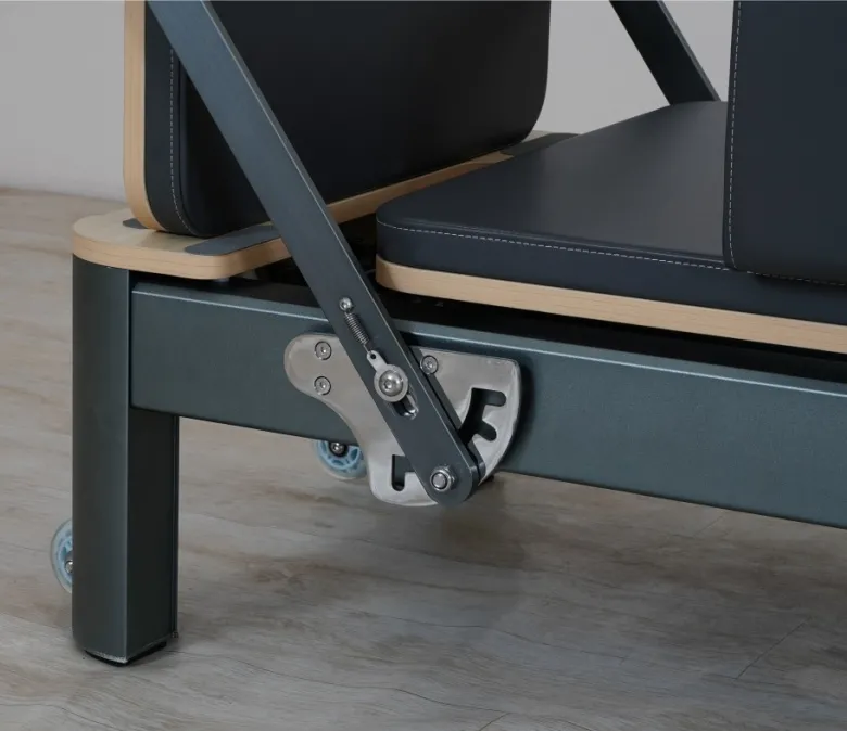 Anodized Gunmetal Gray Pilates Reformer 4.0