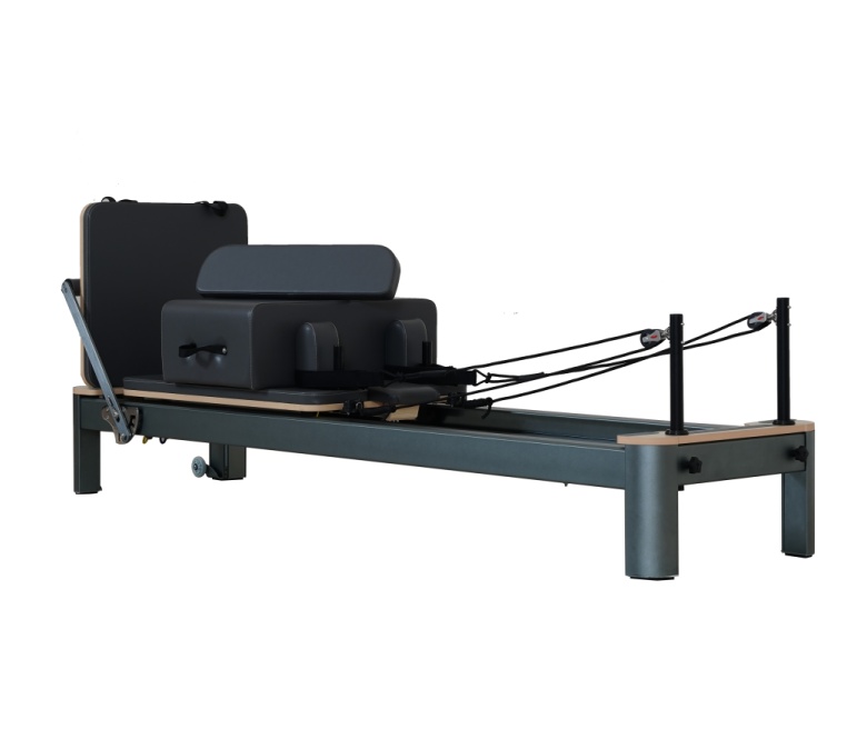 Anodized Gunmetal Gray Pilates Reformer 4.0