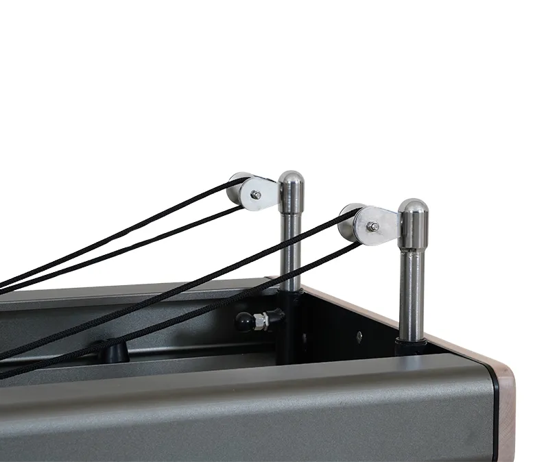 Gunmetal Gray Anodized Aluminum Pilates Reformer Bed