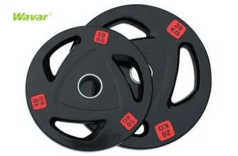 High-Quality Rounded Barbell Weight Plate with 3 Grip Holes – Wholesale from China
