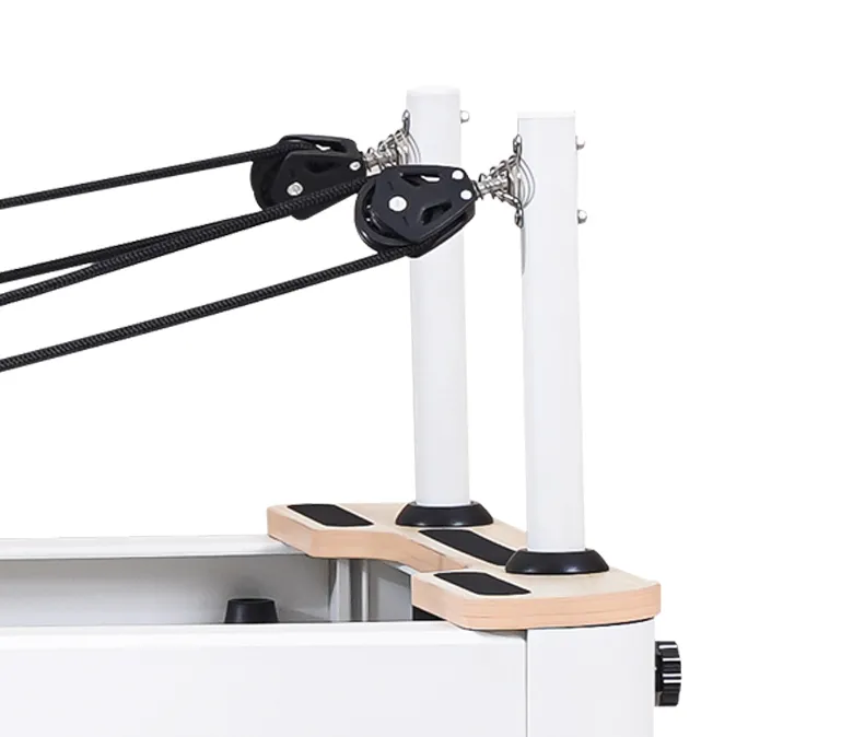 White Aluminum Foldable Pilates Reformer for Sale