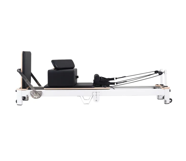 White Aluminum Foldable Pilates Reformer for Sale