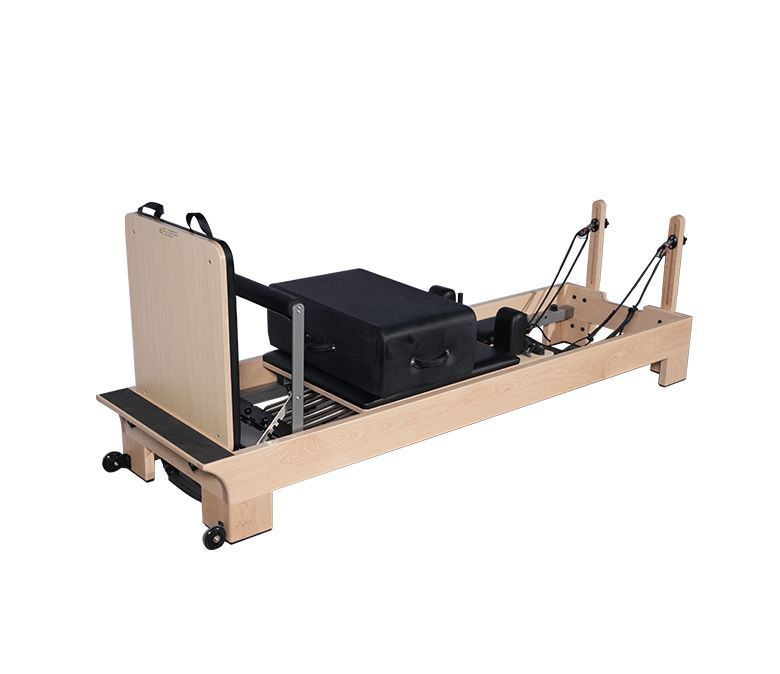 Body Training Core Bed Maple Wood Pilates Reformer Machine with Inside Footrests