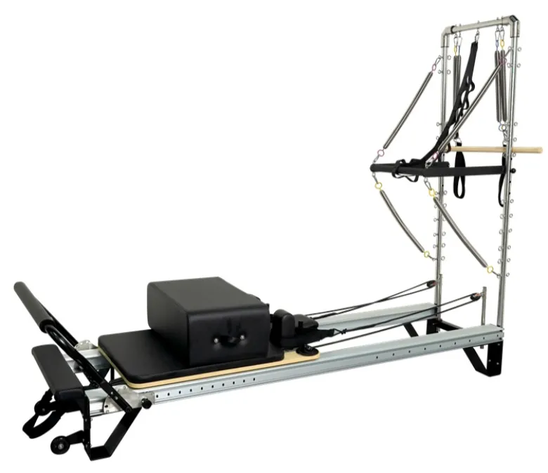 Full Track Aluminum Alloy Pilates Reformer With Tower