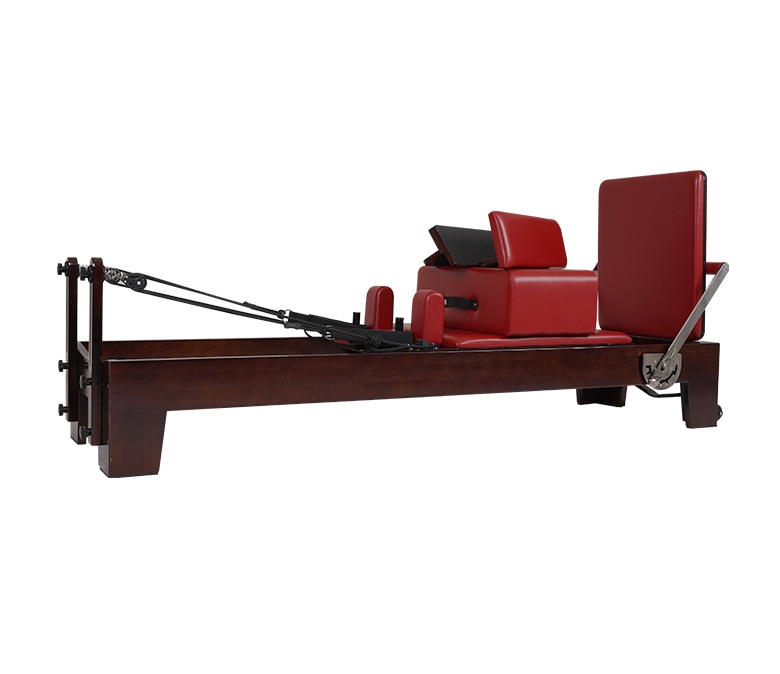 Commercial Walnut Oak Wooden Pilates Reformer
