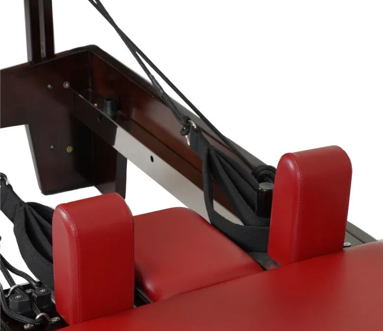 Commercial Walnut Oak Wooden Pilates Reformer