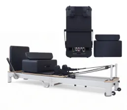 White Aluminum Foldable Pilates Reformer for Sale