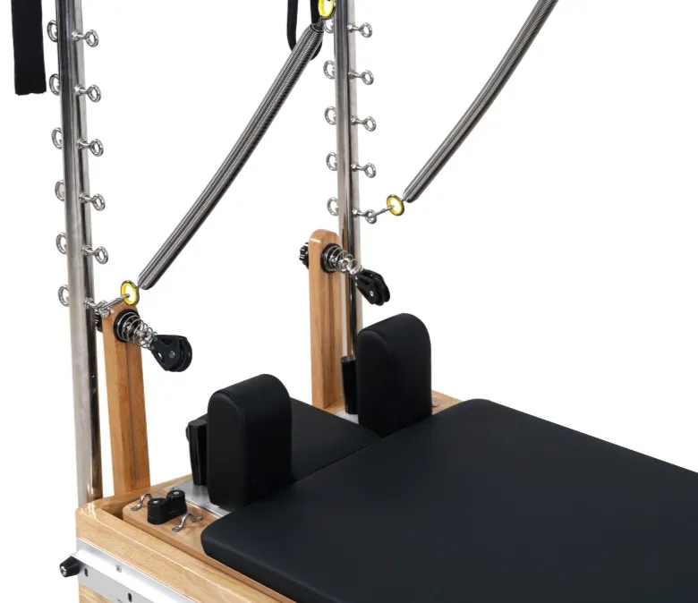 Oak Full Track Half Trapeze - Studio Pilates Reformer with Tower