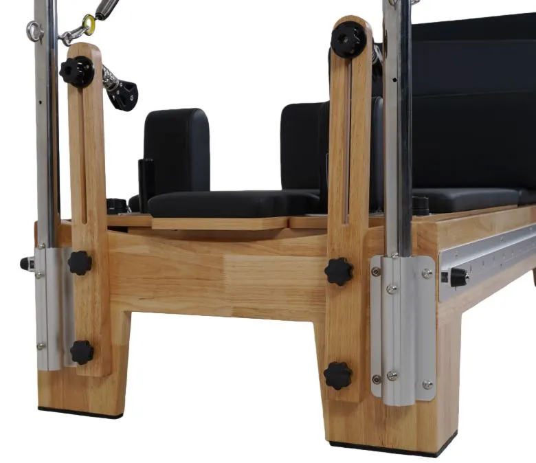 Oak Full Track Half Trapeze - Studio Pilates Reformer with Tower
