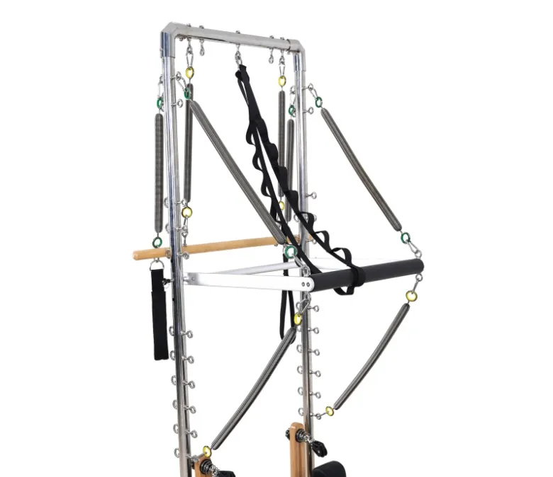 Oak Full Track Half Trapeze - Studio Pilates Reformer with Tower