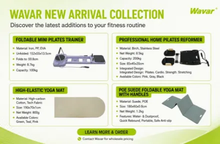 Wavar New Product Launch: Revolutionize Home Fitness with Our Latest Pilates & Yoga Collection