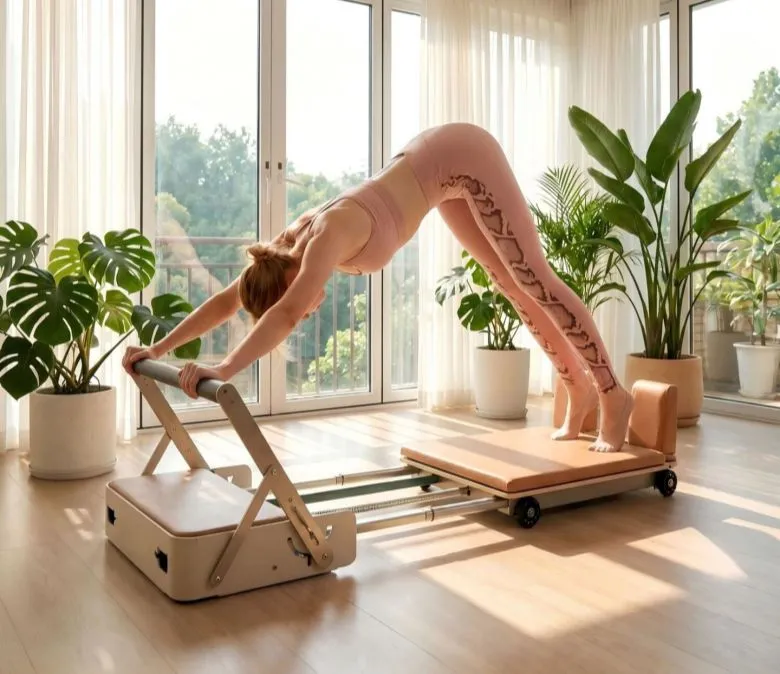 Quiet Home Foldable Pilates Reformer Bed