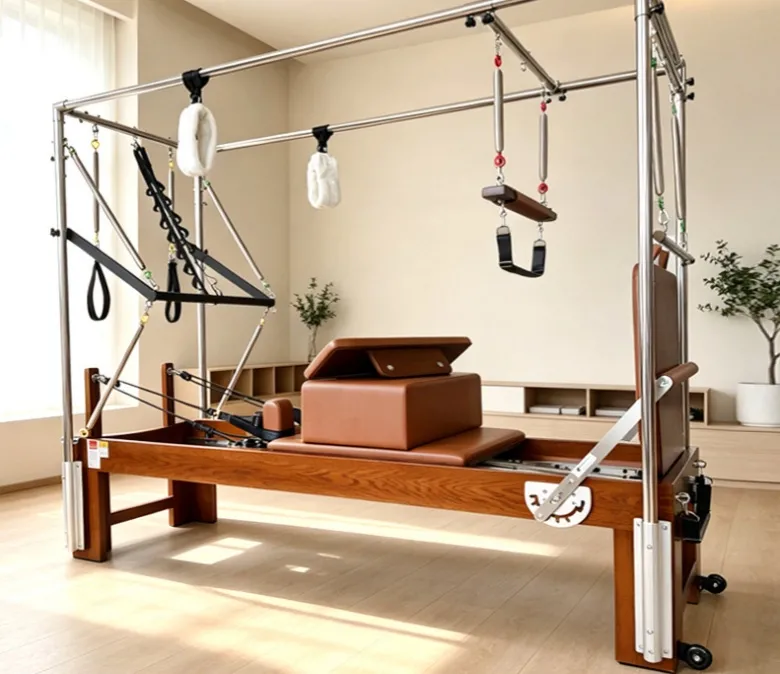 Walnut Pilates Cadillac Reformer