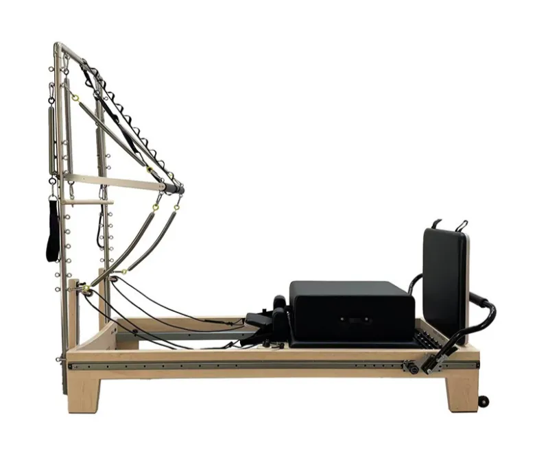 Pilates Studio Full-Track Maple Reformer with Tower