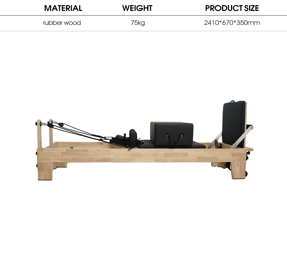 New Oak Reformer Bad with Integrated Footbar