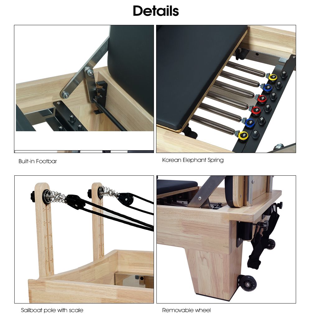 New Oak Reformer Bad with Integrated Footbar