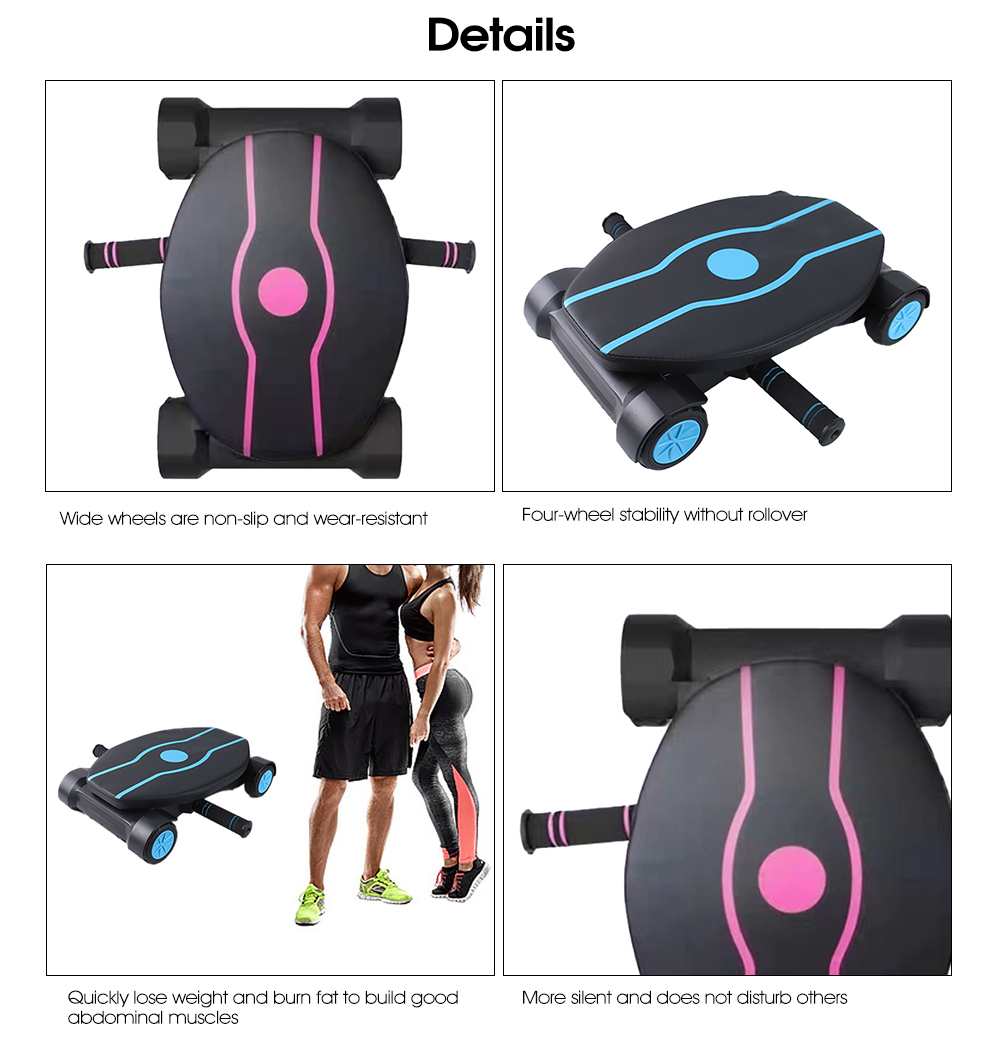 Four-wheeled Abdominal Wheel