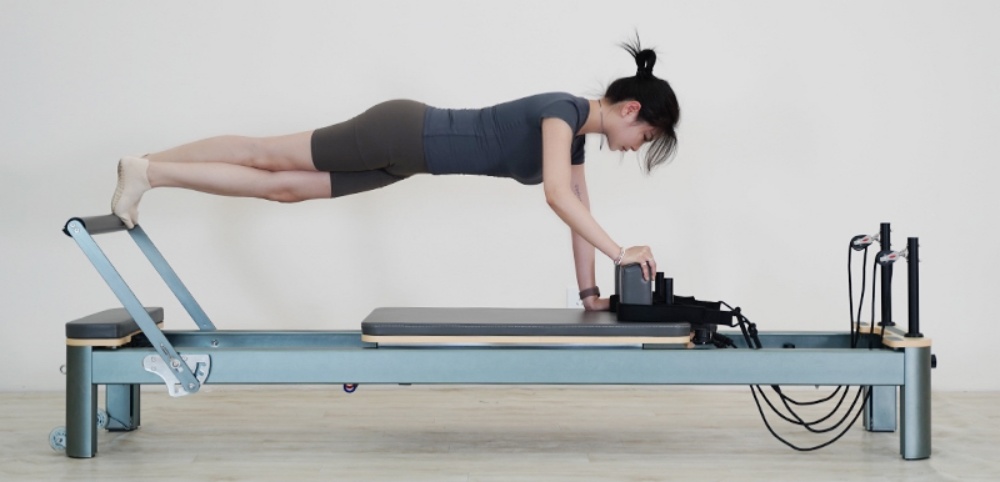 Anodized Gunmetal Gray Pilates Reformer 4.0
