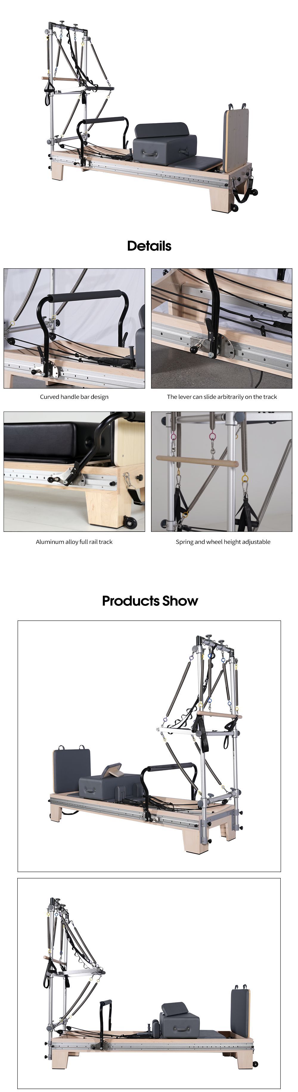 Maple Vollstrecke Reformer Pilates Tower zum guten Preis