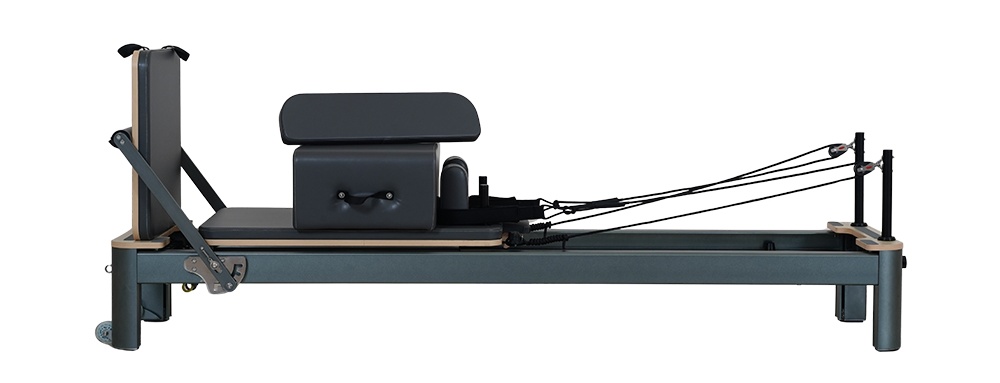 Anodized Gunmetal Gray Pilates Reformer 4.0
