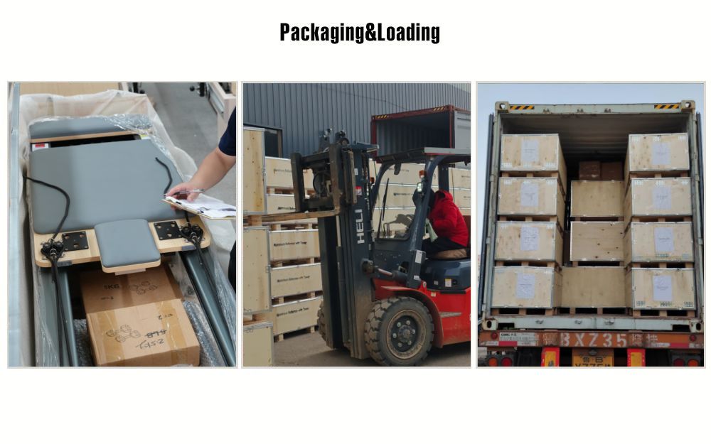 Gunmetal Gray Anodized Aluminum Pilates Reformer Bed