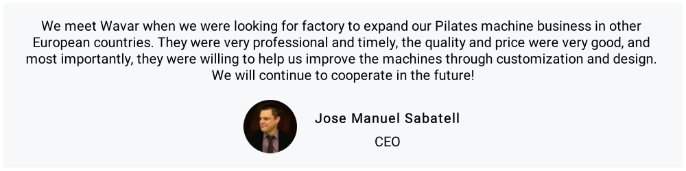 Gunmetal Gray Anodized Aluminum Pilates Reformer Bed