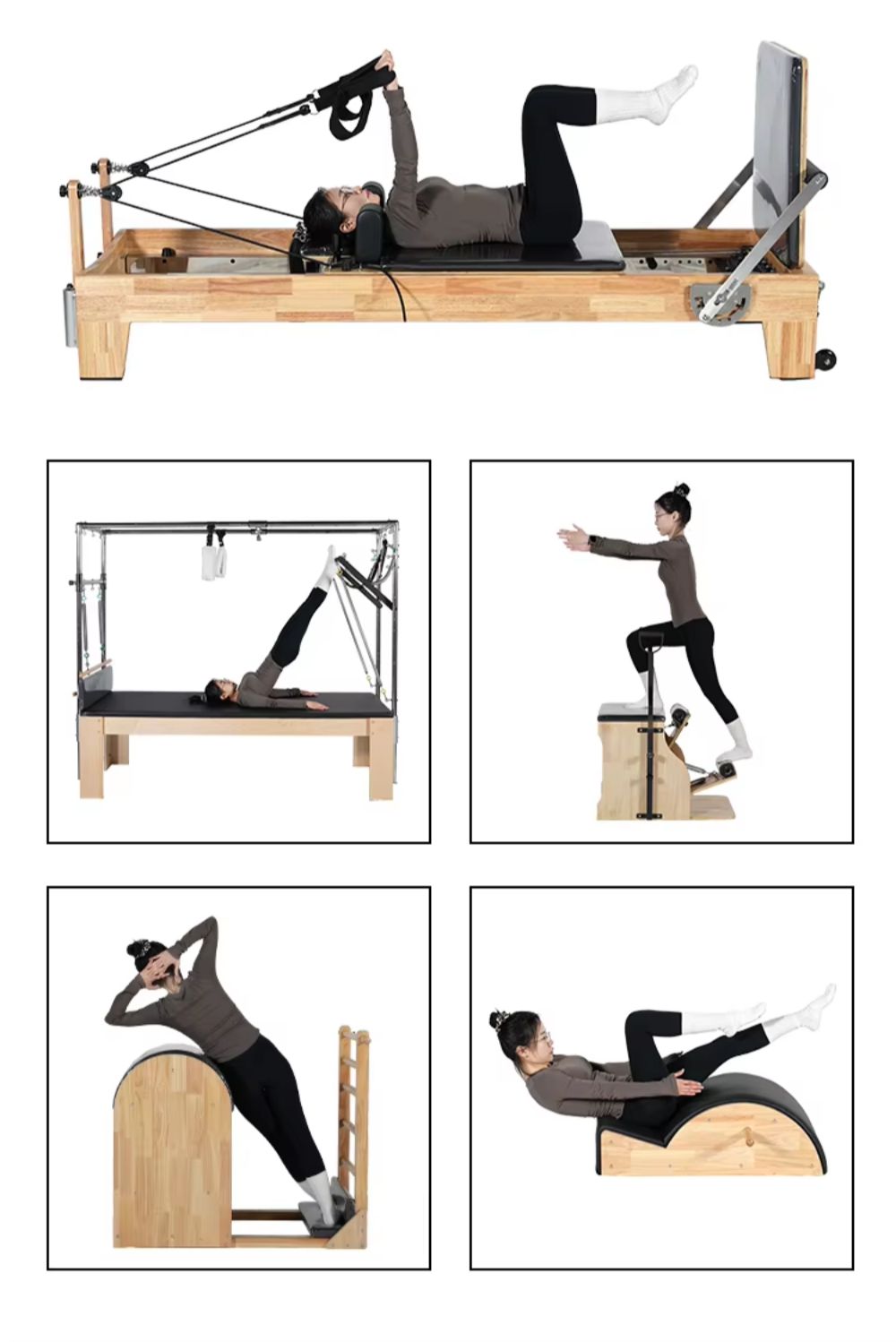 Pilates Reformer Machine Five-Piece Set